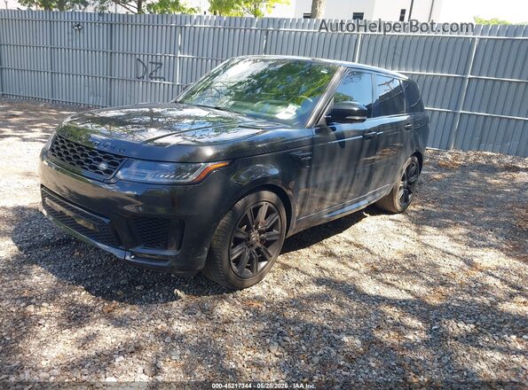 SALWS2RU5LA877015 2020 LAND ROVER RANGE ROVER SPORT Black Vista tres cuartos delantera izquierda