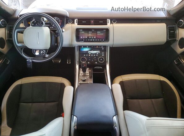 SALWS2RU8LA746693 2020 LAND ROVER RANGE Черный Вид панели приборов