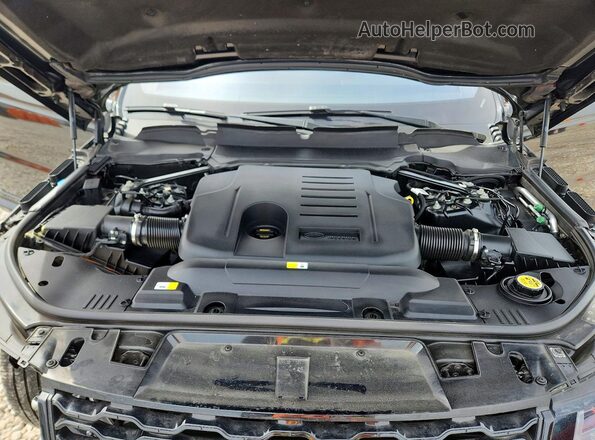 SALWS2RU9LA876501 2020 LAND ROVER RANGE Black Vista del compartimento del motor