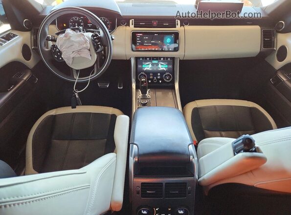 SALWS2SU0KA870210 2019 LAND ROVER RANGE Black Vista del salpicadero