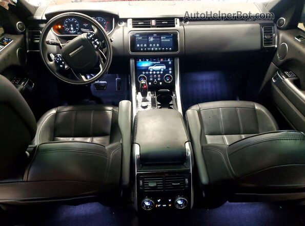 SALWS2SU6KA861740 2019 LAND ROVER RANGE Белый Вид панели приборов