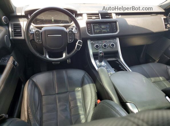 SALWS2VF1GA547742 2016 LAND ROVER RANGE Белый Вид панели приборов