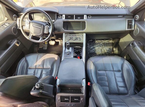 SALWS2VF4GA562784 2016 LAND ROVER RANGE Черный Вид панели приборов