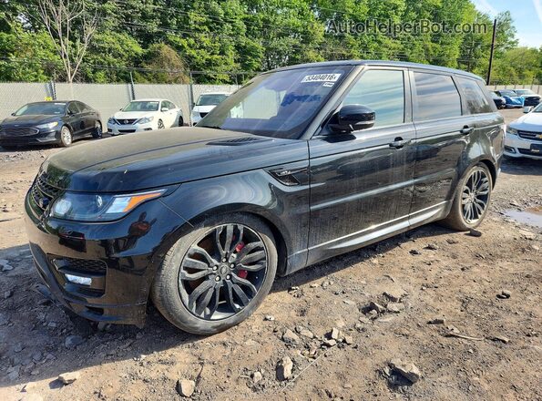 SALWS2VF4GA562784 2016 LAND ROVER RANGE Черный Передняя левая четверть