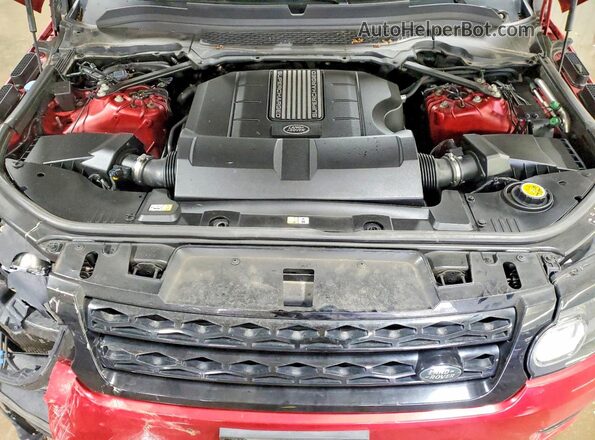 SALWS2VF7GA561922 2016 LAND ROVER RANGE Красный Вид задней части салона