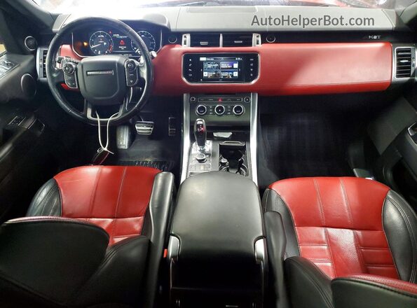 SALWS2VF7GA561922 2016 LAND ROVER RANGE Красный Вид панели приборов