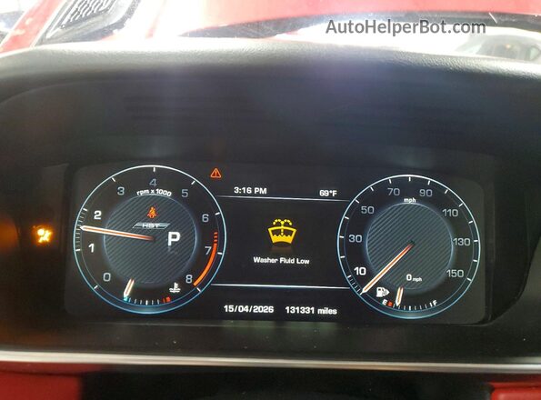 SALWS2VF7GA561922 2016 LAND ROVER RANGE Красный Вид щитка приборов
