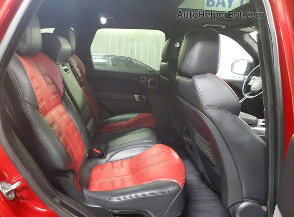 SALWS2VF7GA561922 2016 LAND ROVER RANGE Красный Вид задних сидений