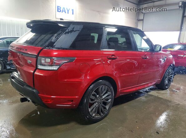 SALWS2VF7GA561922 2016 LAND ROVER RANGE Красный Задняя правая четверть