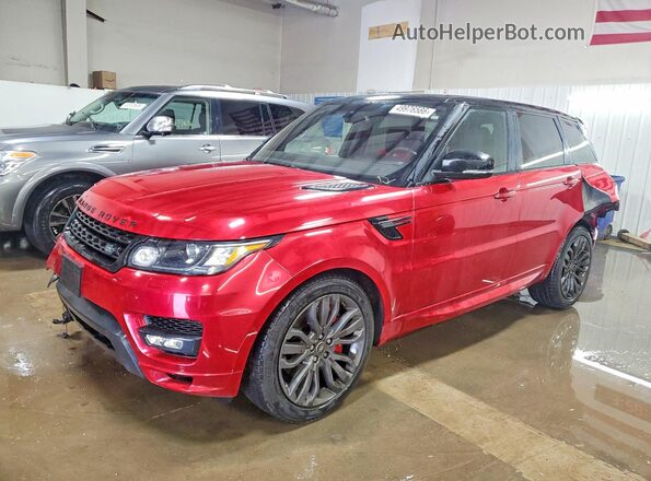 SALWS2VF7GA561922 2016 LAND ROVER RANGE Красный Передняя левая четверть