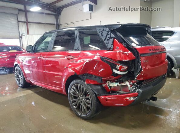 SALWS2VF7GA561922 2016 LAND ROVER RANGE Красный Задняя левая четверть