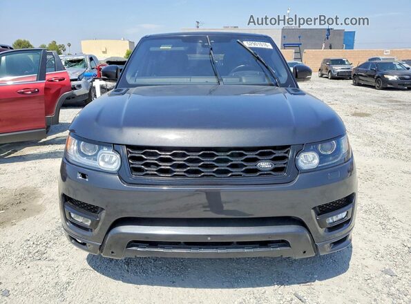 SALWV2FE0HA160744 2017 LAND ROVER RANGE Черный Вид спереди