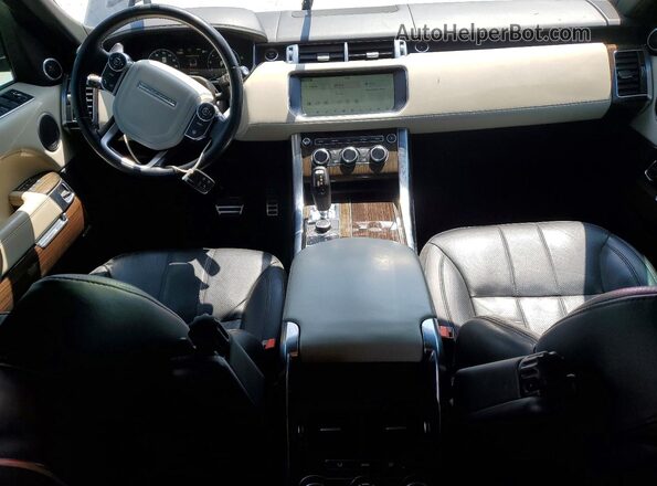 SALWV2FE0HA160744 2017 LAND ROVER RANGE Черный Вид панели приборов
