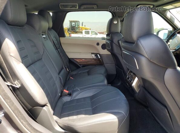 SALWV2FE0HA160744 2017 LAND ROVER RANGE Черный Вид задней части салона
