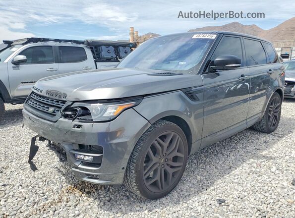 SALWV2FE6HA125254 2017 LAND ROVER RANGE Серый Передняя левая четверть