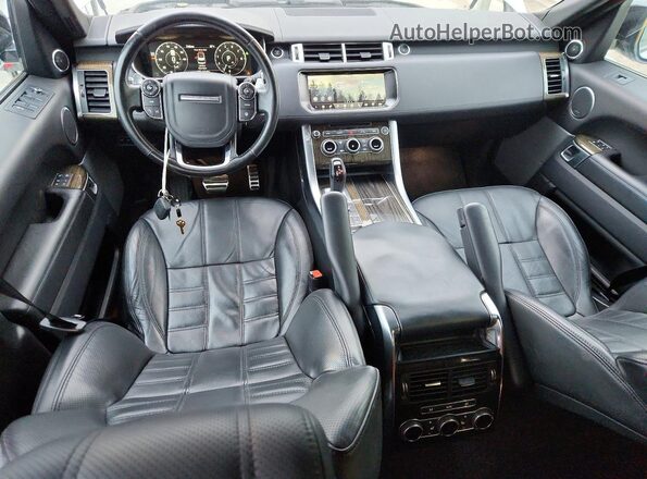 SALWV2FV0HA677736 2017 LAND ROVER RANGE Белый Вид панели приборов