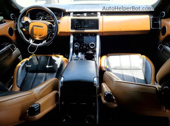 SALWV2RE8KA856027 2019 LAND ROVER RANGE Черный Вид панели приборов