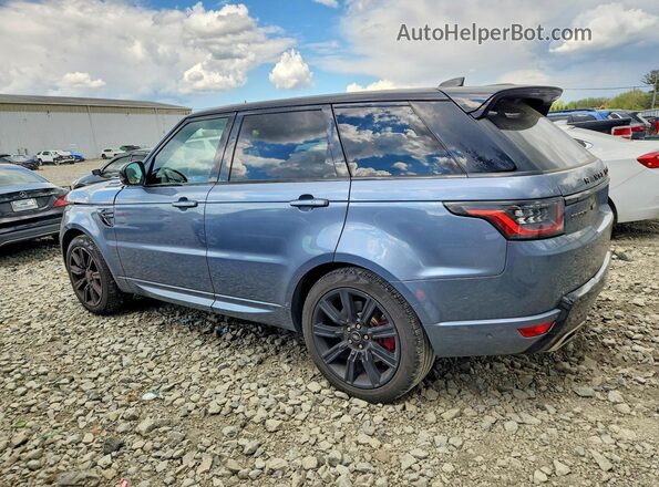 SALWV2SV2JA406169 2018 LAND ROVER RANGE Синий Задняя левая четверть