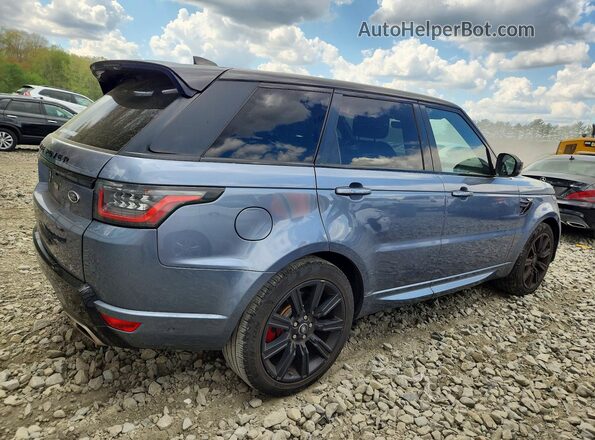 SALWV2SV2JA406169 2018 LAND ROVER RANGE Синий Задняя правая четверть