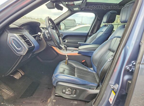 SALWV2SV2JA406169 2018 LAND ROVER RANGE Синий Вид салона спереди