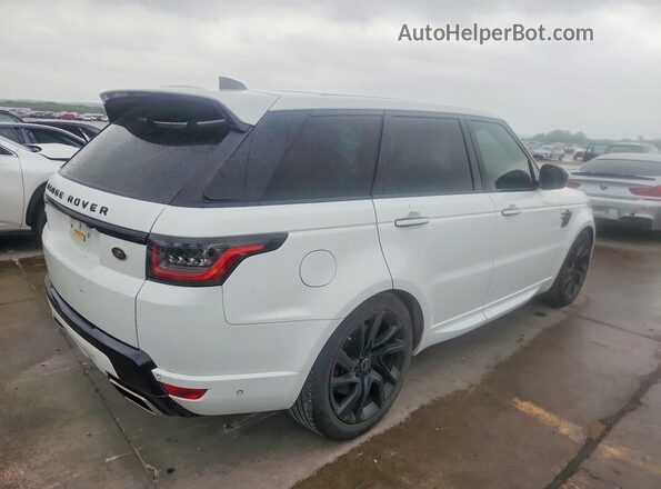 SALWV2SV6JA196563 2018 LAND ROVER RANGE Белый Задняя правая четверть