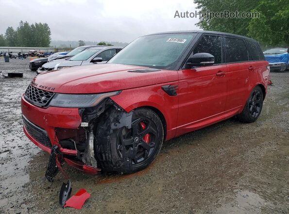 SALWV2SV6JA698442 2018 LAND ROVER RANGE Красный Передняя левая четверть