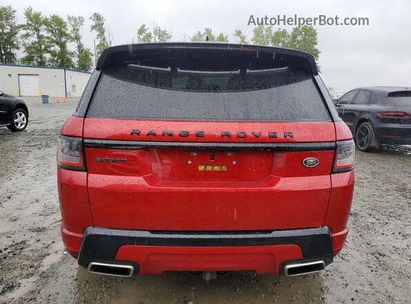 SALWV2SV6JA698442 2018 LAND ROVER RANGE Красный Вид сзади