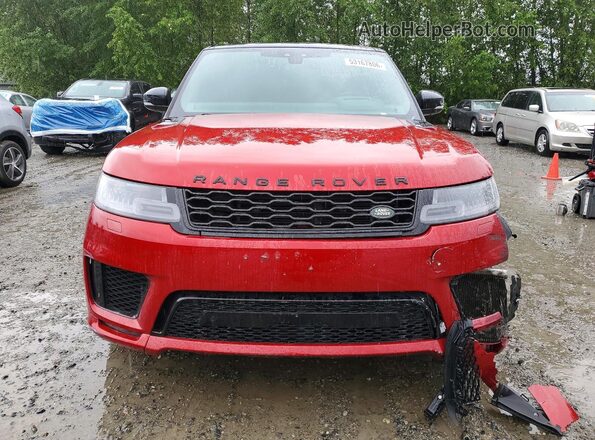 SALWV2SV6JA698442 2018 LAND ROVER RANGE Красный Вид спереди
