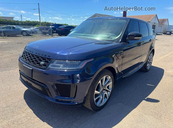 SALWV2SV9KA419339 2019 LAND ROVER RANGE Синий Передняя левая четверть