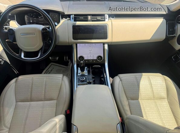 SALWV2SV9KA419339 2019 LAND ROVER RANGE Синий Вид панели приборов