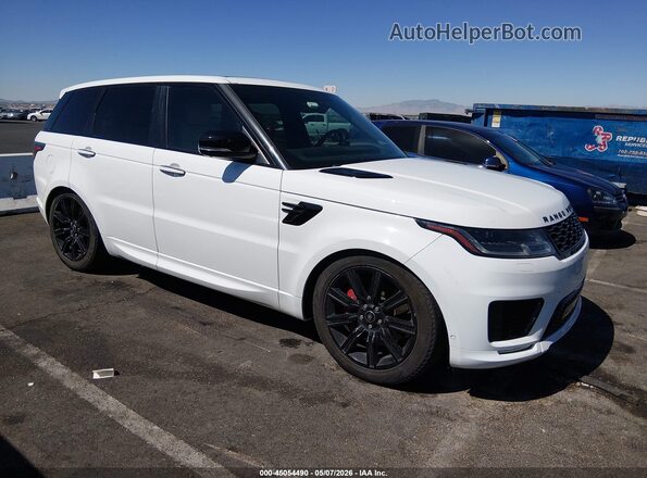 SALWV2SVXKA842463 2019 LAND ROVER RANGE ROVER SPORT Белый Передняя правая четверть