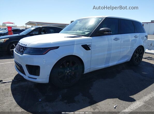 SALWV2SVXKA842463 2019 LAND ROVER RANGE ROVER SPORT Белый Передняя левая четверть