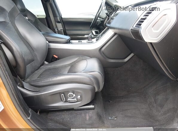 SALWZ2RE2LA724399 2020 LAND ROVER RANGE ROVER SPORT Orange Widok wnętrza z przodu