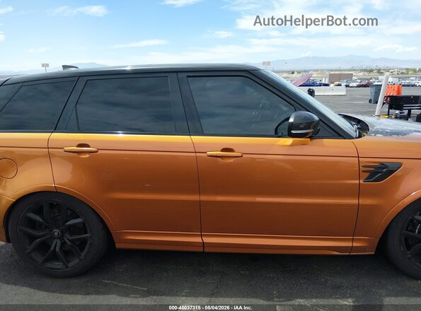 SALWZ2RE2LA724399 2020 LAND ROVER RANGE ROVER SPORT Orange Widok wnętrza z tyłu