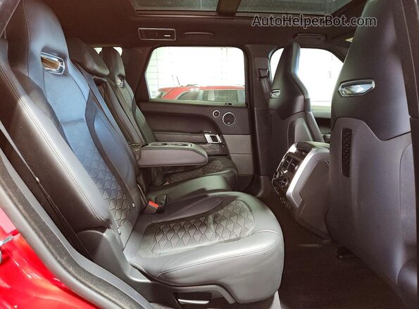 SALWZ2RE4LA878614 2020 LAND ROVER RANGE Red Widok wnętrza z tyłu