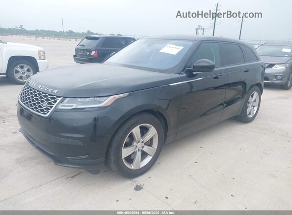 SALYB2RV2JA714157 2018 LAND ROVER RANGE ROVER VELAR Черный Передняя левая четверть