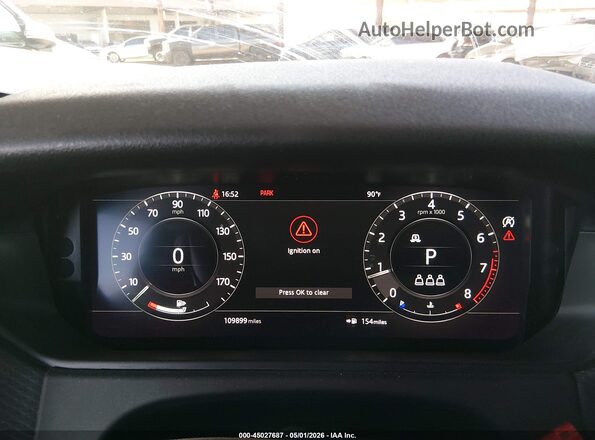 SALYB2RVXJA754874 2018 LAND ROVER RANGE ROVER VELAR Black Widok tylnych siedzeń