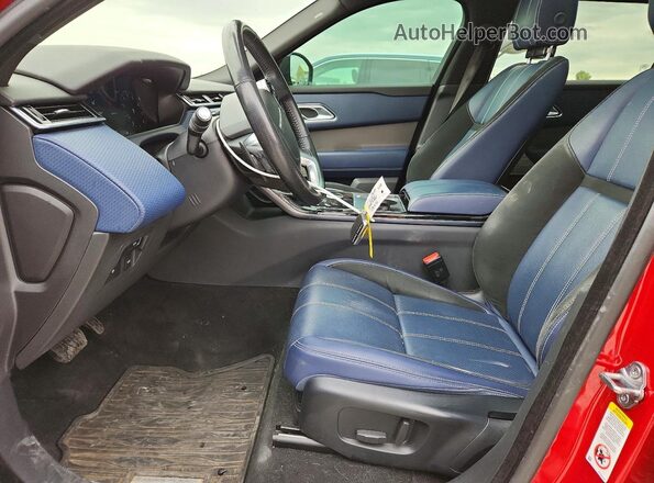 SALYB2RX6JA728211 2018 LAND ROVER RANGE Red Widok wnętrza z przodu