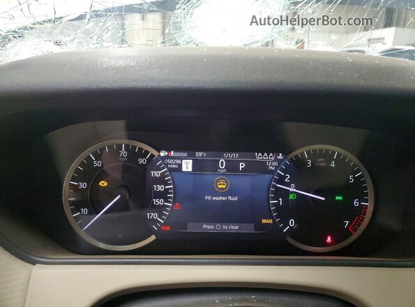 SALYJ2EX2NA341069 2022 LAND ROVER RANGE Blue Vista del cuadro de instrumentos