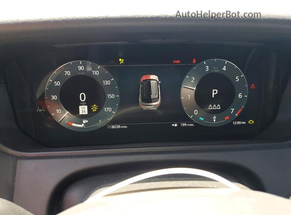 SALYJ2EXXTA815413 2026 LAND ROVER RANGE Угольный Вид щитка приборов