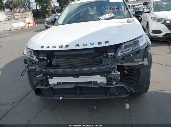 SALYL2EX4KA205189 2019 LAND ROVER RANGE ROVER VELAR White უკანა სალონის ხედი