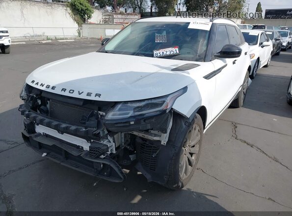 SALYL2EX4KA205189 2019 LAND ROVER RANGE ROVER VELAR White წინა მარცხენა ხედი სამი მეოთხედიდან
