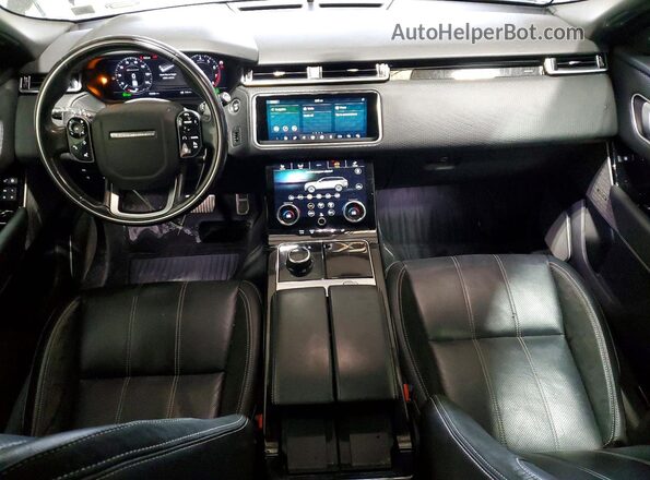 SALYL2EX5KA214600 2019 LAND ROVER RANGE Black Widok deski rozdzielczej