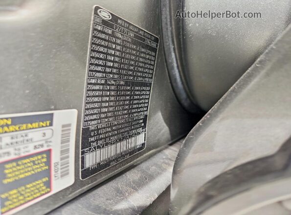 SALYL2RX1JA743762 2018 LAND ROVER RANGE Gray Widok komory silnika