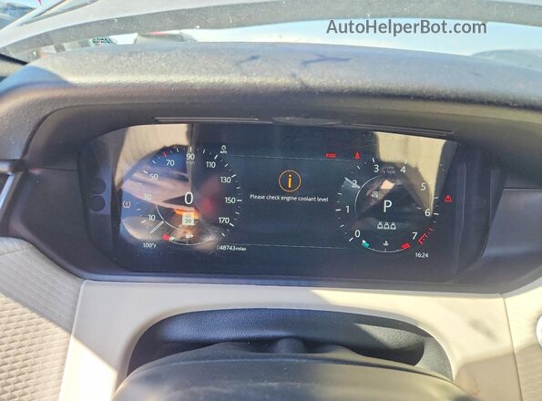 SALYT2EU0MA321420 2021 LAND ROVER RANGE Gray Instrument cluster view