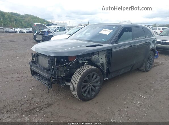 SALYT2EX0MA300853 2021 LAND ROVER RANGE ROVER VELAR Черный Передняя левая четверть