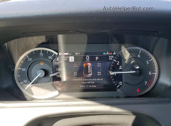 SALYT2EX5MA312111 2021 LAND ROVER RANGE Gray ხელსაწყოთა პანელის ხედი