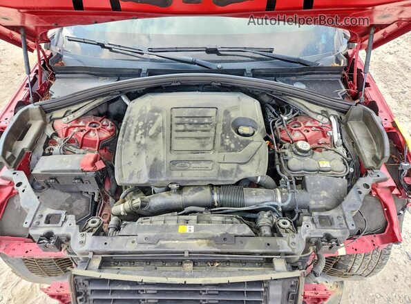 SALYT2EX6MA305202 2021 LAND ROVER RANGE Red ძრავის განყოფილების ხედი