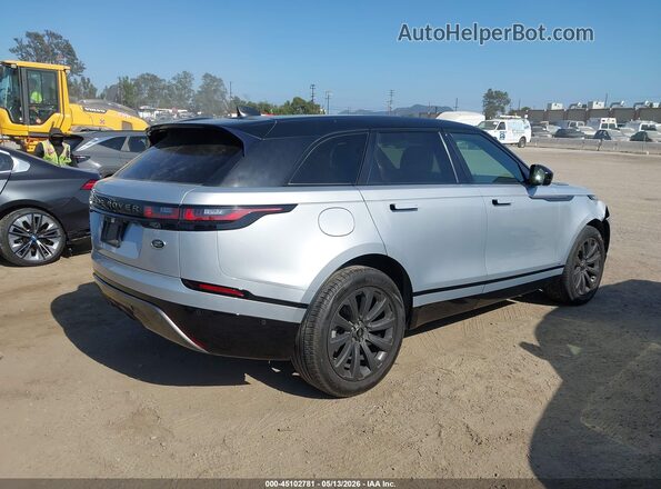 SALYT2EX6MA312442 2021 LAND ROVER RANGE ROVER VELAR Серебряный Задняя правая четверть