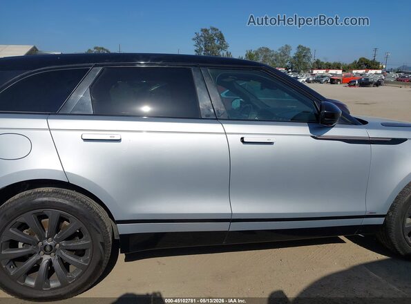 SALYT2EX6MA312442 2021 LAND ROVER RANGE ROVER VELAR Серебряный Вид задней части салона